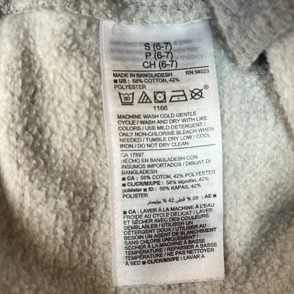 🟢 Old Navy Fleece Jersey Shorts Grey Boy (6/7)